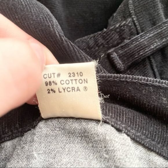 J Brand Black Corduroy Boot Cut Leg Pants - Picture 8 of 8